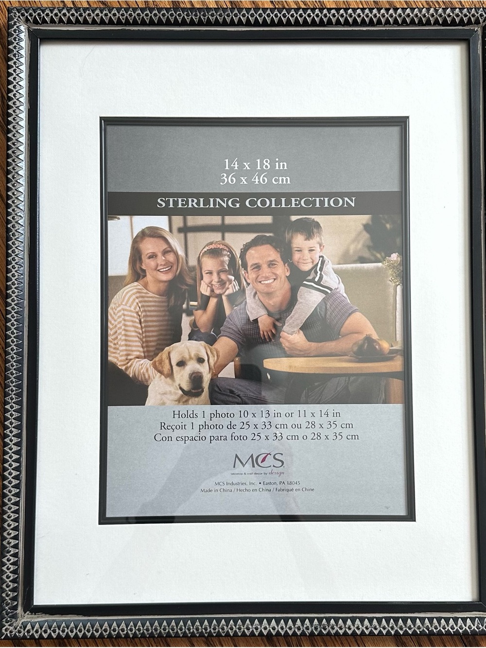 Sterling Collection Black and White Picture Frame by